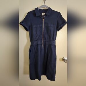 JCREW Zip Front Chino Dress, Sz 2